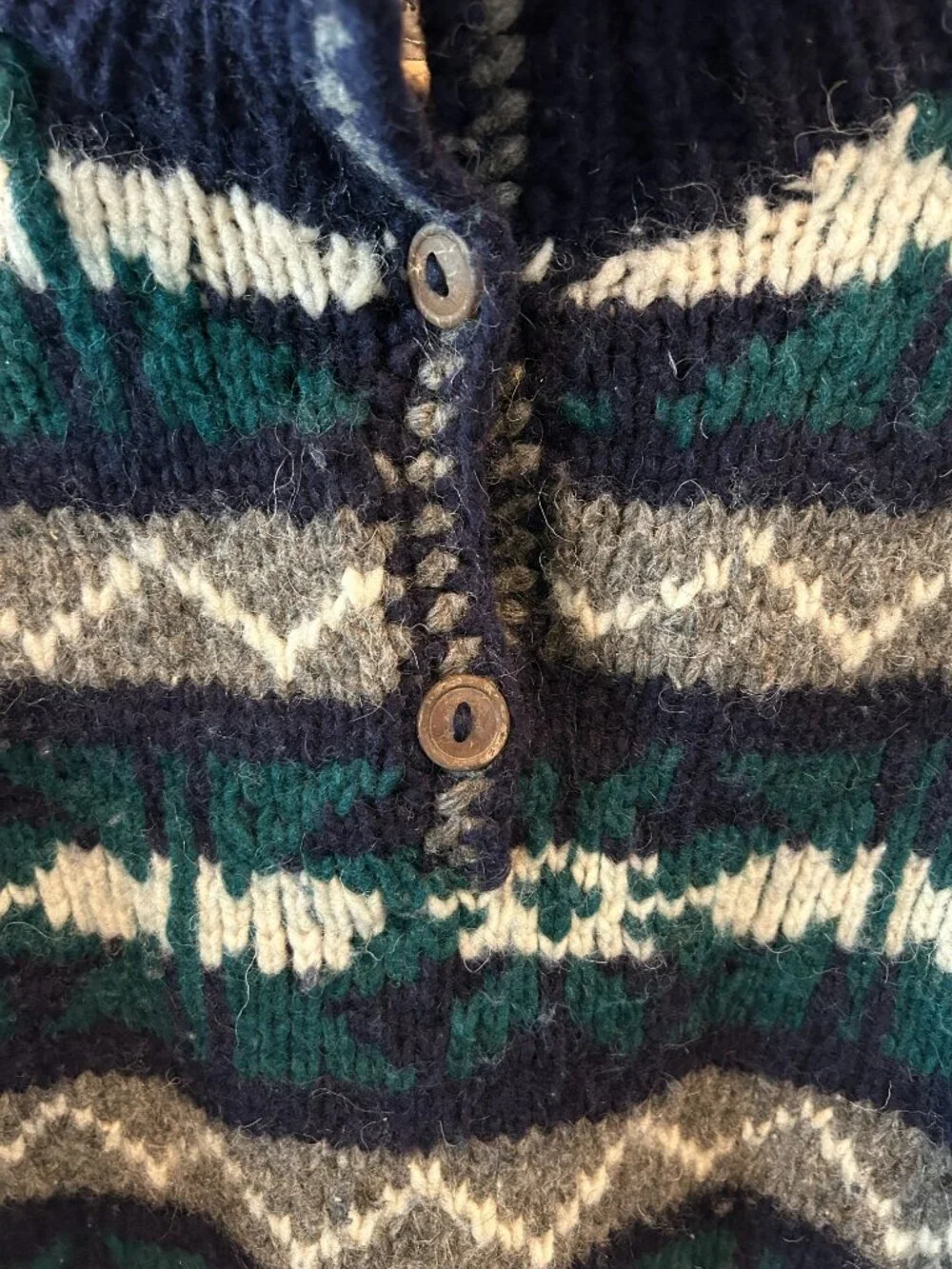 Nuevo Americana 100% Men’s Wool Sweater - Picture 10 of 10